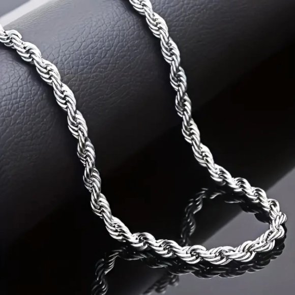 NEW Twisted Titanium Chain 60cm/24inch - Picture 3 of 5